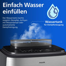 Philips NA555/00 Heißluftfritteuse mit Dampf – 5000 Series Dual Basket, 9 L
